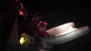 Coast Guard, good Samaritan rescue 2 from sinking sailing vessel near Manati, Puerto  (2019) 🇺🇸