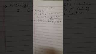 Current Electricity #iscphysics #12thphysics #kirchhoff'srule