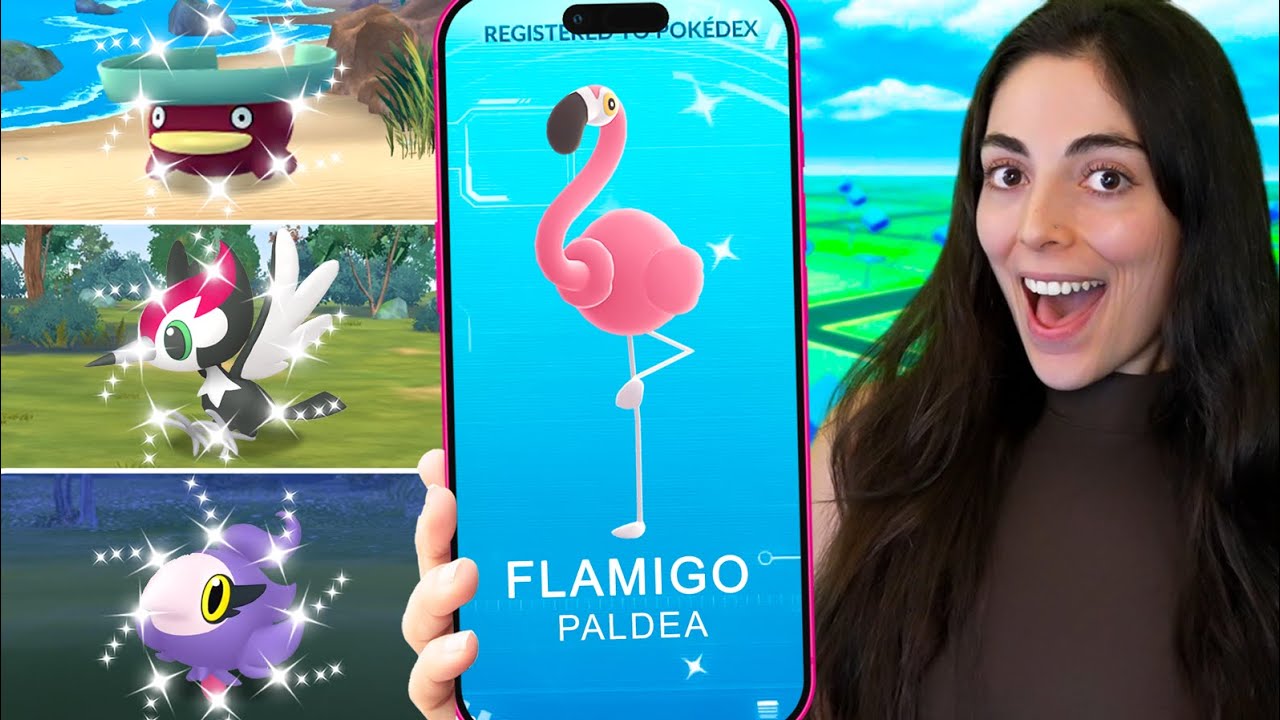 Успейте поймать этого *НОВОГО* покемона, пока он не исчез! (Событие «Карнавал Фламиго» в Pokémon ...