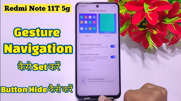 How to Hide Navigation Bar in Redmi Note 11t | Redmi Note 11t Back Button Hide Settings