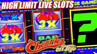 HIGH LIMIT LIVE PLAY ★ CHERRIES ON TOP SLOT MACHINE ➜ POP THAT CHERRY!