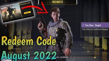 Codm Redeem Code august 2022 | Cod Mobile Redeem Code | Today Redeem Code Codm | Codm Codes