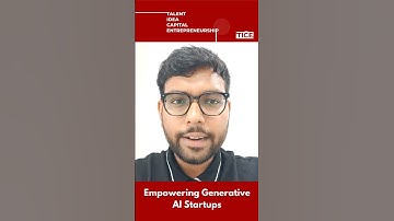 Empowering Generative AI Startups. #tice #startup #ai #artificialintelligence #entrepreneur #idea