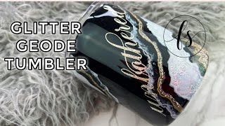 Glitter Geode Tumbler Tutorial