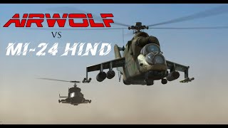 Airwolf vs Mi24 Hind