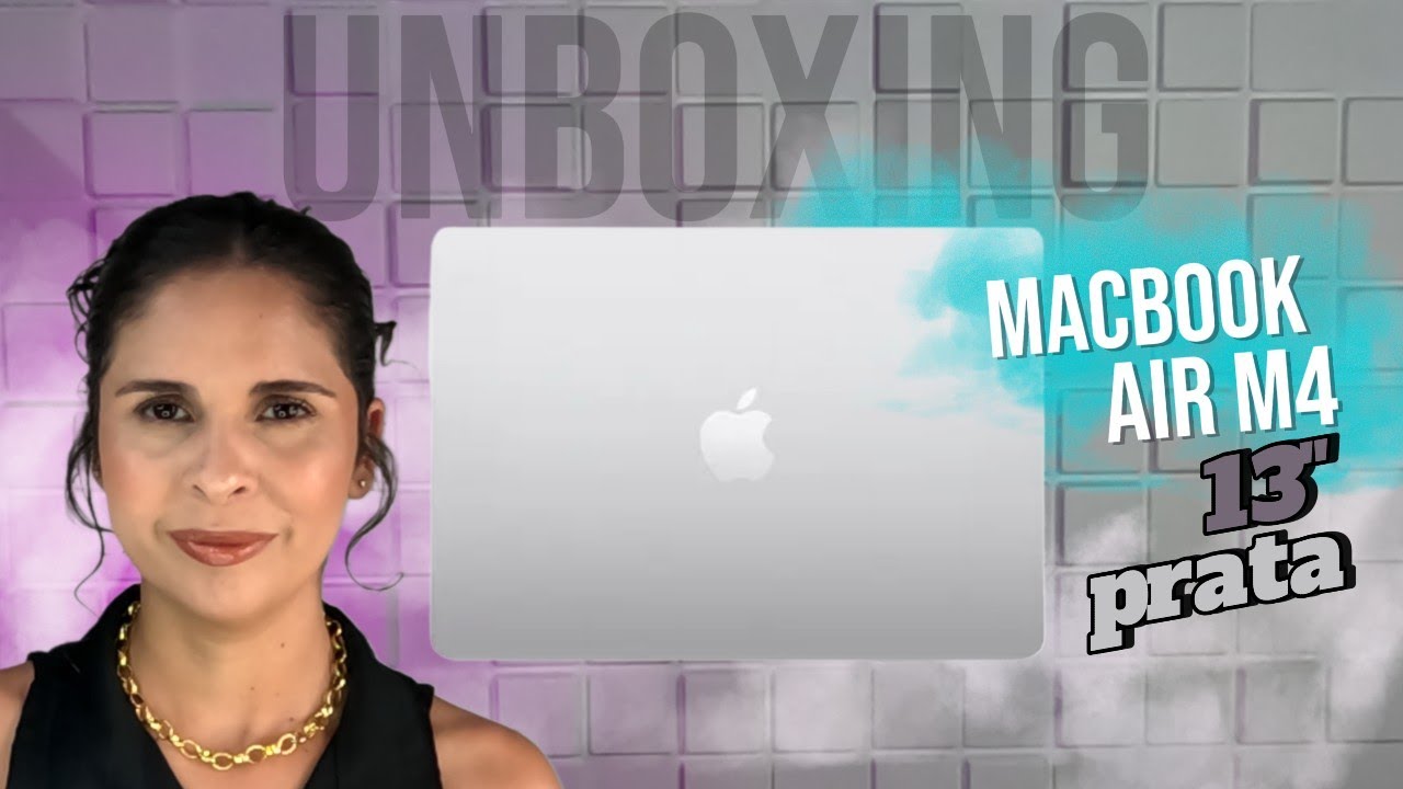 Unboxing MacBook Air M4 13" prata - Apple