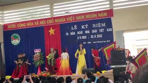 Văn nghệ chào mừng ngày nhà giáo Việt Nam 20/11 của lớp 8⁶ trường THCS Phan Chu Trinh Khánh Hòa