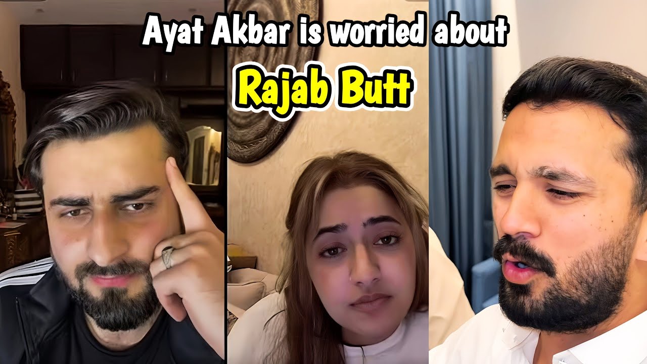 Ayat Akbar asked about Rajab Butt from Haider Shah ❤️ | Live with Haider & Kainat 