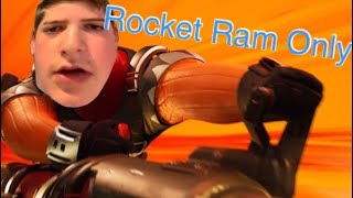 Rocket Ram Only Challenge In Fortnite! Rocket Ram Only Challenge