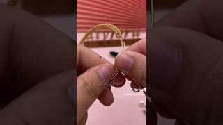 How to Make a Bangle with Memory Wire & Rolled Spring Coil | Step-by-Step Guide by DIYforu_Della_EU