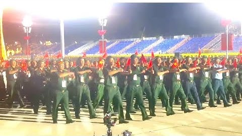 470 Khối diễu hành của CCB Việt Nam tham dự Lễ Tổng Hợp Luyện tối 21/8/2025 tại QuảngTrường Ba Đình 