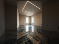 This epoxy floor is INSANE 🔥 Black brown mixed together together #epoxy  #epoxyfloor  #resinfloor