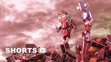 A lonely robot decides to build a companion from recycled metal. | Animated Short Film "Instinct"