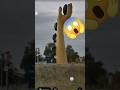 Giant yellow hand #geographythroughmaps #maps #travel