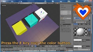 Blender 2.7 features: color picker