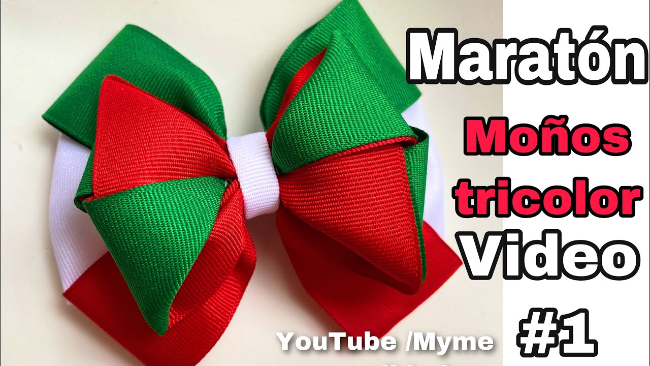 Moño tricolor - MARATON MOÑOS PATRIOS - flacos