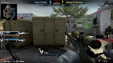 CS:GO POV Demo Vitality ZywOo (32/17) vs NiP (de_overpass)