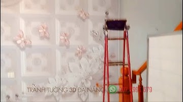 CT 1528 Tranh Dán Tường Hoa 3D  097 9999 679