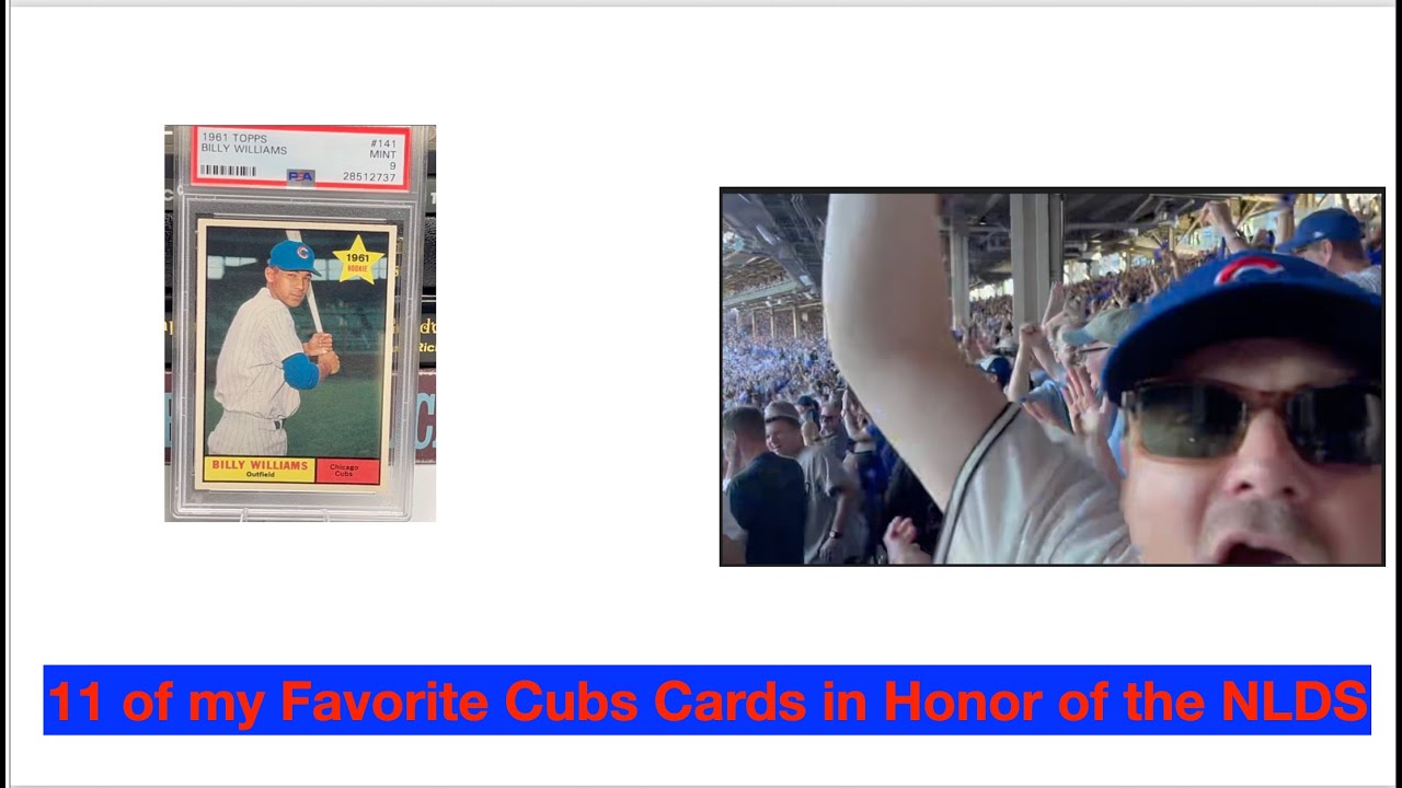 Cub Card 11 Favorite Cub cards in Honor of the NLDS - YouTube