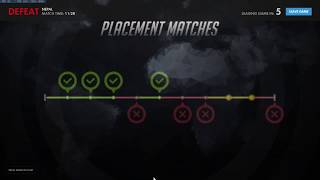 My New Placement In Overwatch
