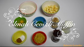 Elmalı Cevizli Muffin Rafine Şekersiz & Unsuz
