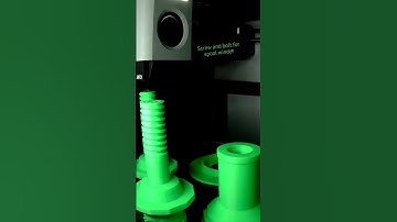3D PRINT TIME LAPSE - SCREW AND BOLT. #3dprinting #engineering #science #timelapse #green #3d