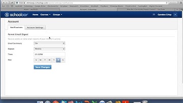 Setting Up Schoology Parent Notifications
