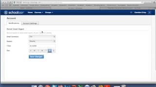 Setting Up Schoology Parent Notifications