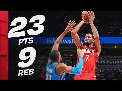 Kevin Durant Makes His Rockets Debut! (23 PTS) | October 21, 2025