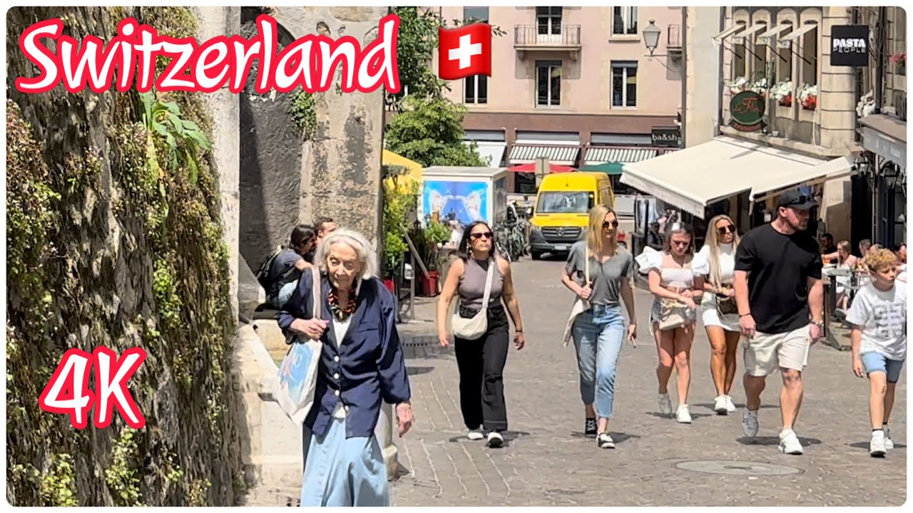 WALKING TOUR | OLD TOWN Wall city Geneva Switzerland (2) | so beautiful great | RAC 🇨🇭#93#