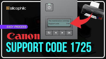 [FIXED] SUPPORT CODE 1725 - Maintenance Cartridge Cannot Be Recognized in CANON Printer!