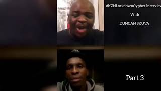 Zakwe interviews Duncan skuva