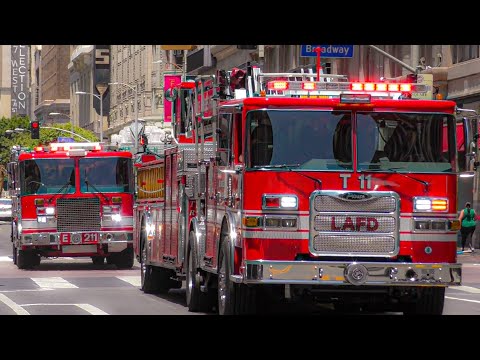 LAFD Light Force 11 Responding