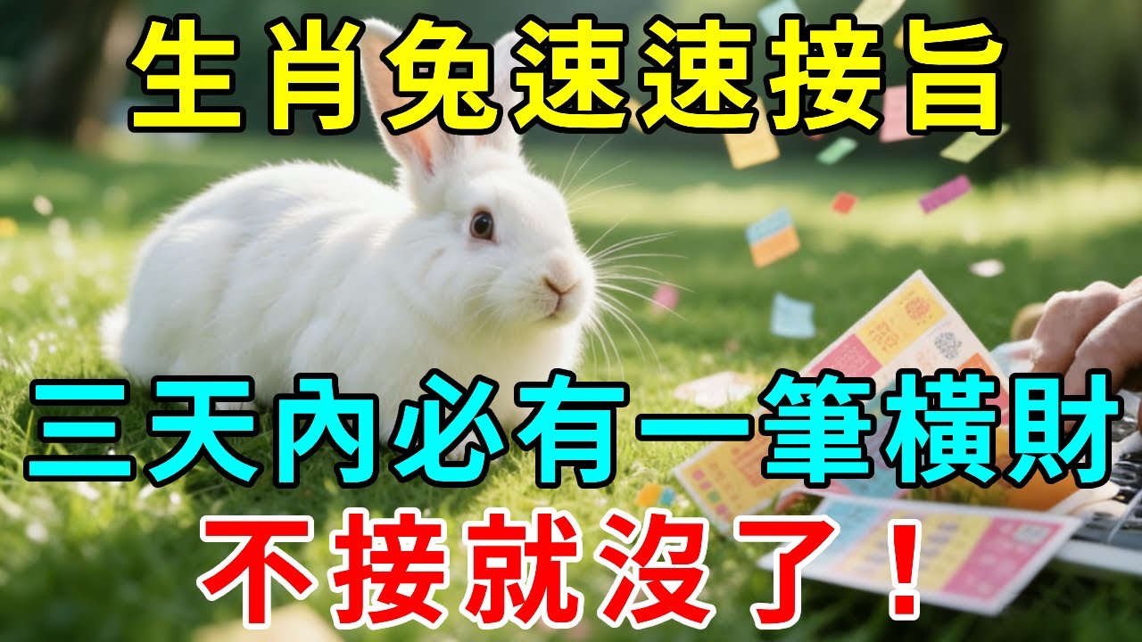 太上老君急令！生肖兔，速速接旨！三天內必有一筆橫財進家門，不接就沒了！【悟者思維】#生肖 #運勢 #命理 #屬相 #風水 #財運 #佛陀 #佛學 #佛法 #佛教 #修行