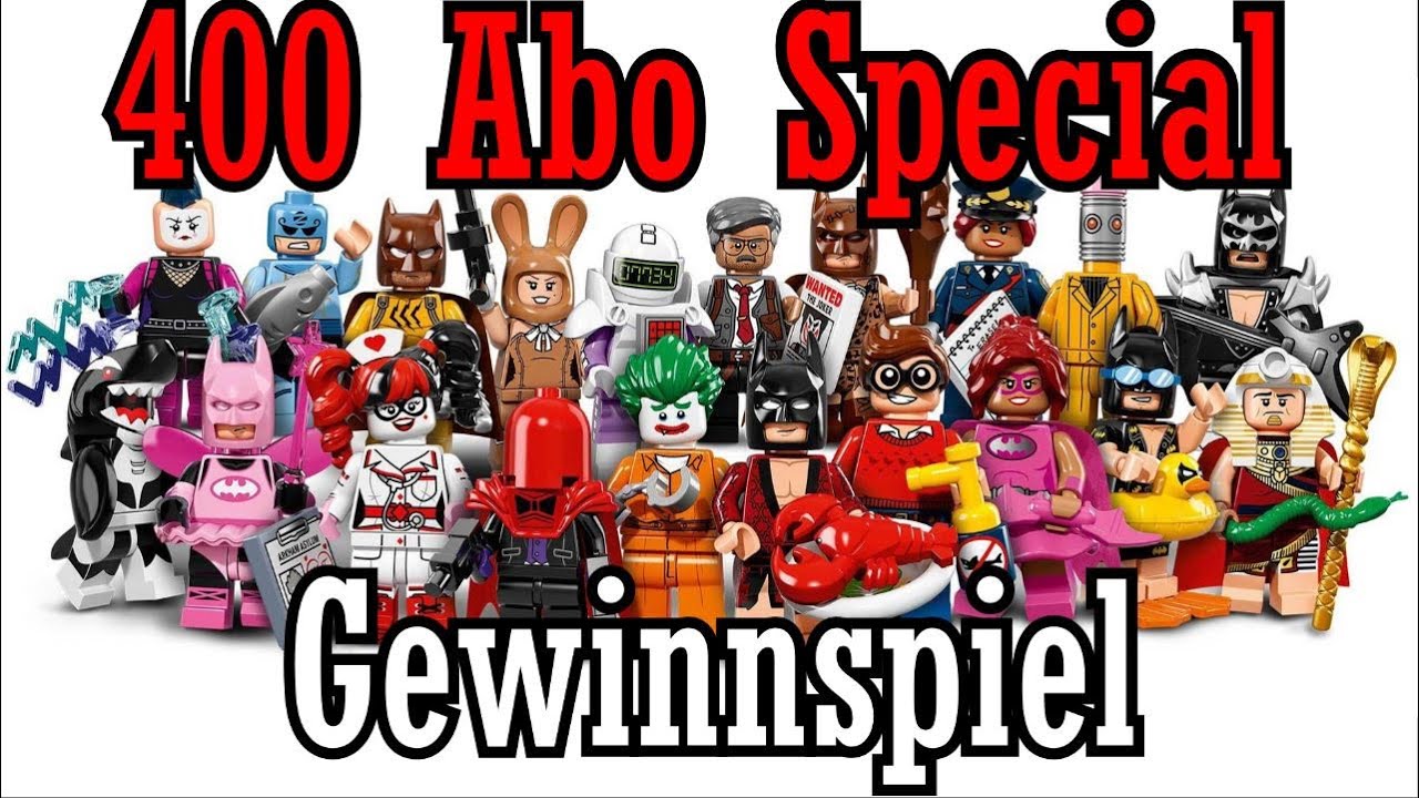 Die große 400-Abo-Special-Gewinnspielauflösung: LEGO Batman The Movie - CMF 1