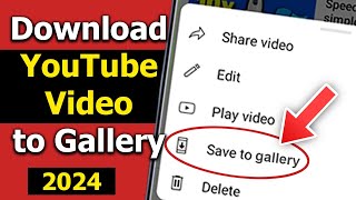 (NEW UPDATE) How to download YouTube Videos to Phone Gallery 2024 (Android and iphone) screenshot 3