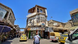 Damascus walking tour, Al-Amin Neighborhood and Talea Al-Fedda | Syria 2022