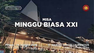 Download Lagu Misa Minggu Biasa XXI PK 17.00 | Minggu, 24 Agustus 2025 - Paroki St. Laurentius Bandung MP3 Download Lagu Misa Minggu Biasa XXI PK 17.00 | Minggu, 24 Agustus 2025 - Paroki St. Laurentius Bandung MP3
