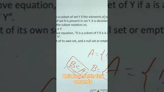 UNIVERSAL SET#set #maths #mathematics #class11 #jee
