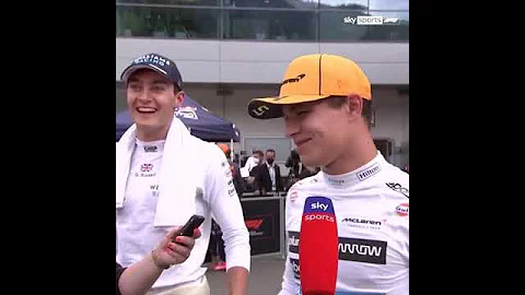 Austrian GP | lando norris says "Champagne not swe...