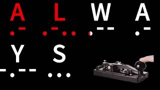 Always in Morse Code: From Slow to Fast with Light Signals!