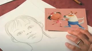 How to draw a child's face and adapt it for a picture book illustration