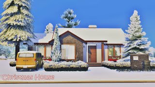 Christmas House | Stop Motion build | The Sims 4 | NO CC