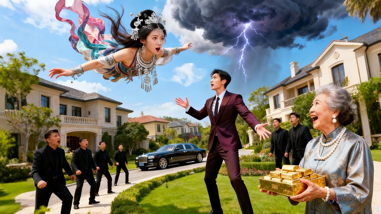 Feiticeira cai do céu, salva CEO amaldiçoado e vira esposa relâmpago!