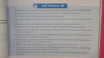 Class 8th Subject Maths self practice 8C by ANUJ YADAV SIR 08/12/2020
