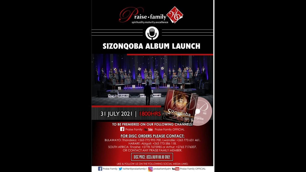 PRAISE FAMILY Sizonqoba launch