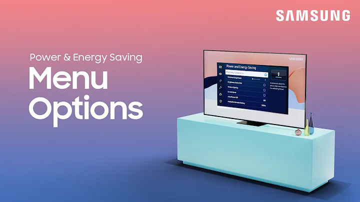 Save energy with your Samsung TV by customizing its power consumption | Samsung US