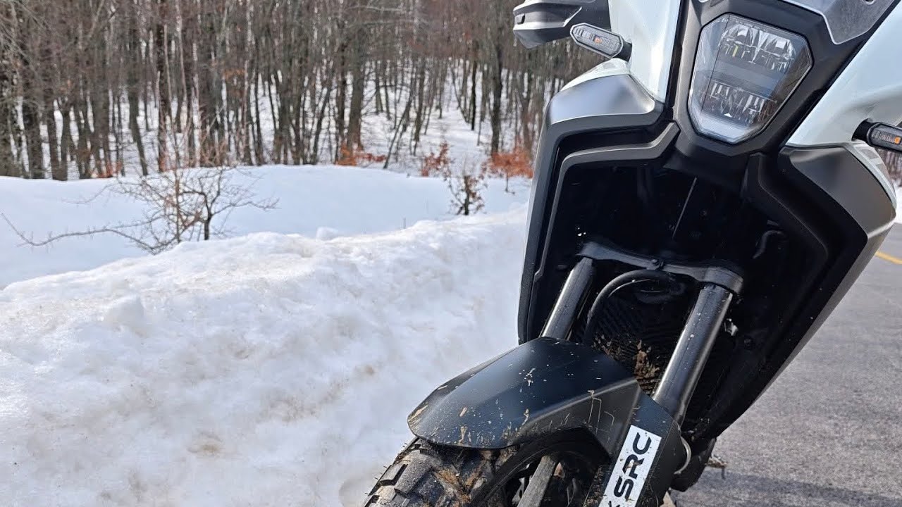 Χιονισμένη διαδρομή Έλαφος -Σκλήθρο!