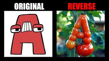 Reverse Alphabet Lore But In TOMATO (A-Z...) - All Alphabet Lore Meme Animation - TD Rainbow