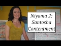 Yoga board niyama 2 santosha contentment lauragyoga